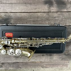 Selmer AS400 Alto Saxophone With Selmer 580 C* Alto Sax Ligature with Cap - Great Condition 