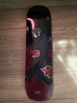 Naruto x Primitive Itachi collaboration Skateboard