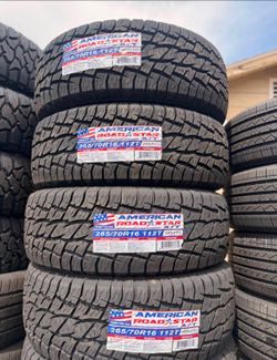265 70 16 American Tires Con 50,000 millas de Garantía