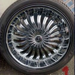 Chevy GMC Ford Cadillac 24s Inch Wheels Rims And Tires