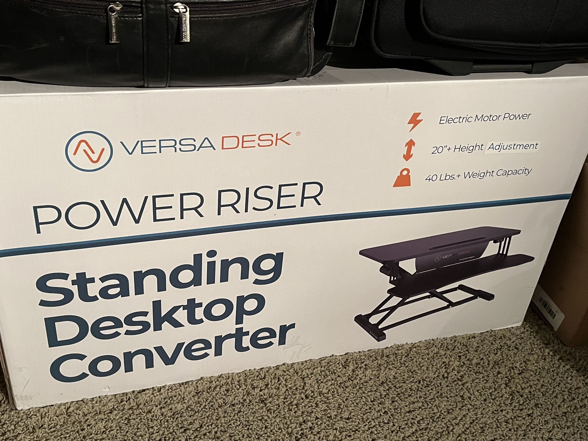 Standing desk converter 