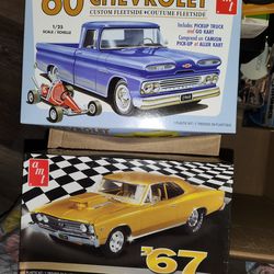 AMT Model Kits: '60 Chevrolet & '67 Chevelle