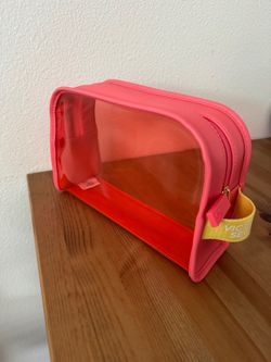 Victoria's Secret Pink Clear Travel Pouch - New