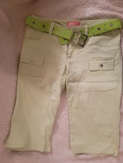 JoDot Lime Green Capri