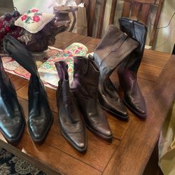 Franco Sarto Leather Boots