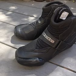 Alpine SMX-1R Motorcycle Short Boots size 6M (8.5 w)