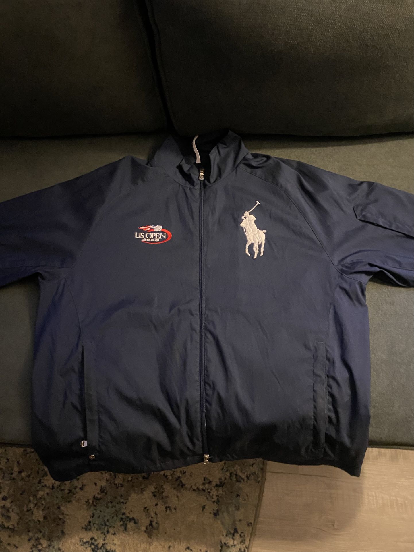 Vintage Polo Ralph Lauren US Open 2008 Windbreaker Size m