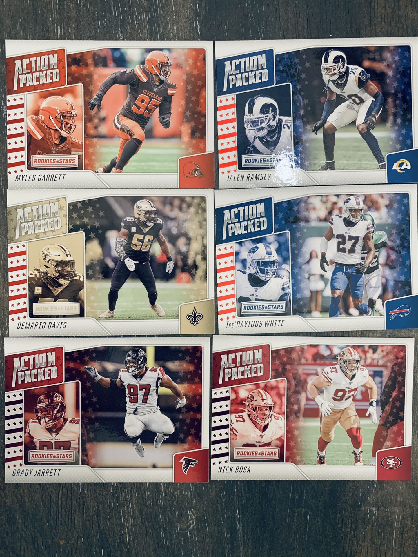 Panini Rookies And Stars 2020 Action Packed Card Lot