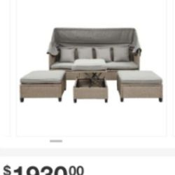 Canopy Bed Patio Furniture Set Outdoor Patio Furniture Brand New In The Box Delivery Available For A Fee Depending Where You're Located