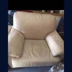 Oversized Leather Chair