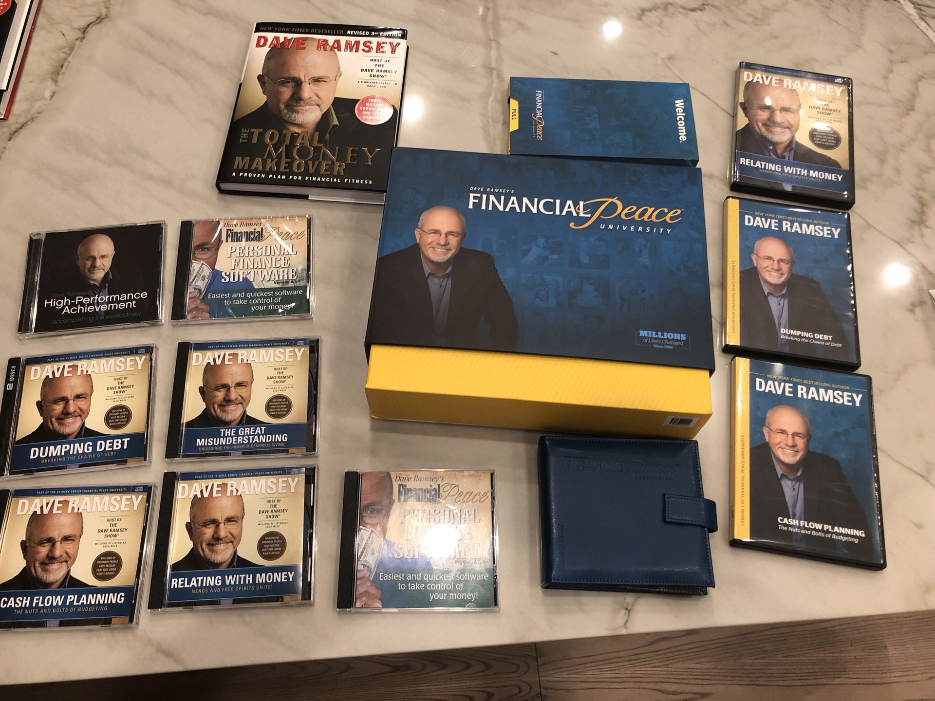 Dave Ramsey Financial Peace University Kit/ DVDs/ CDs/Book