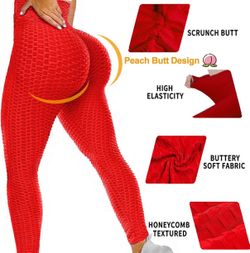 Butt Lifting Leggings for Women Tummy Control Workout Yoga Pants High Waisted