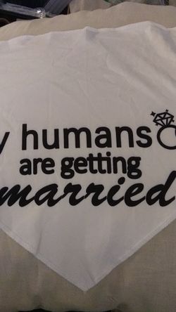 NEW DOG BANDANAS WEDDING