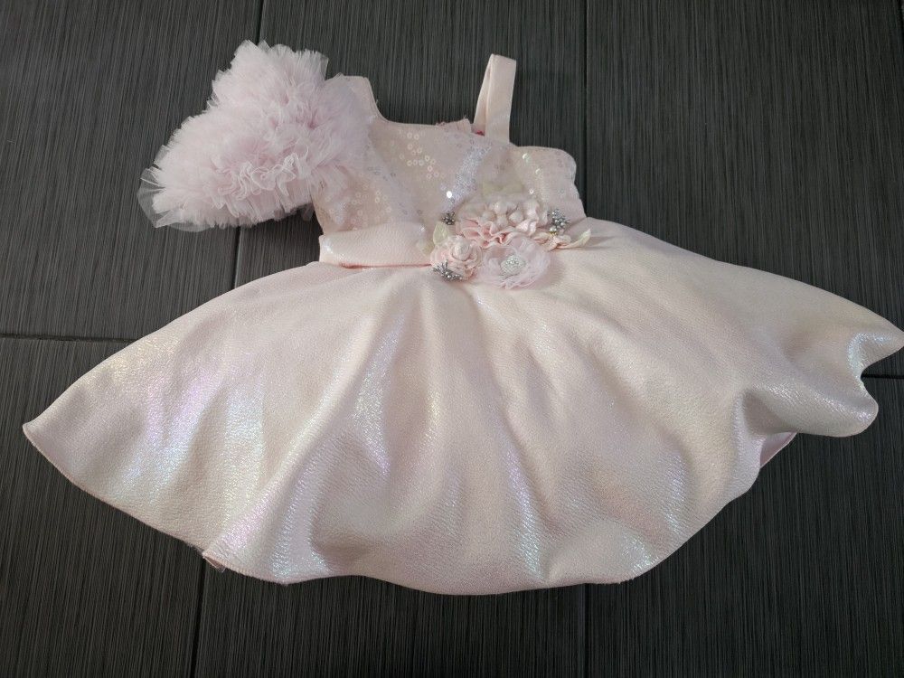 BABY PARTY/WEDDING DRESS (SZ 12MT)