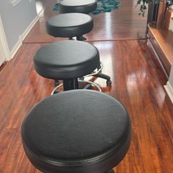 Rolling Adjustable Stools With Wheels