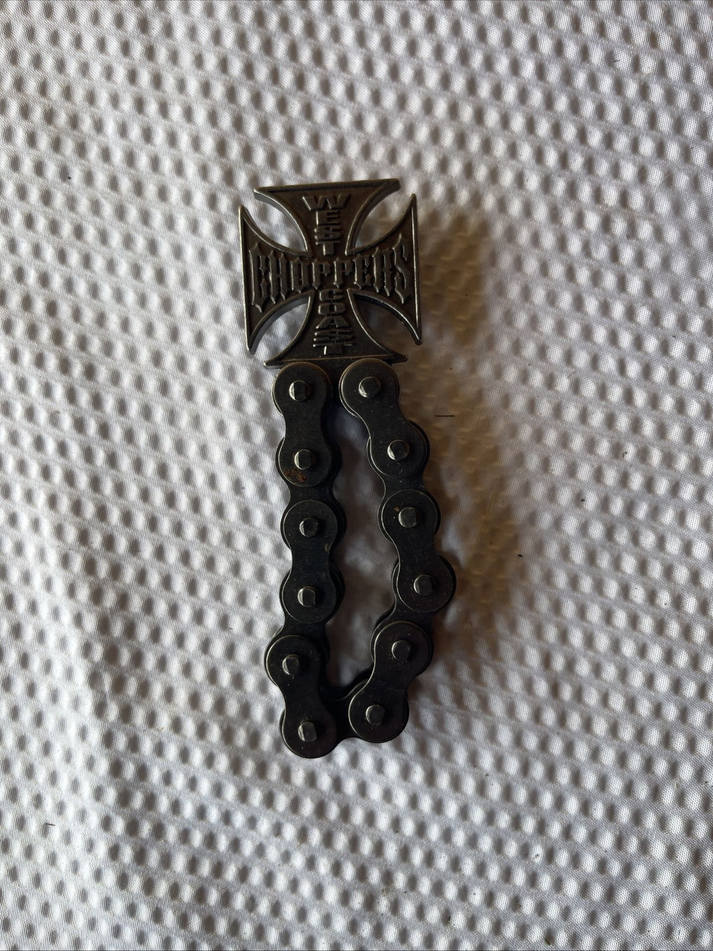 West Coast Choppers Iron Crust Chain Linked Bottle Opener