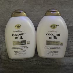 OGX Nourishing + Coconut Milk Shampoo & Conditioner Set