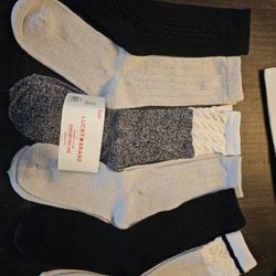 Lucky Brand Super Soft Boot Socks (Shoe Size 5-10) 9 Available