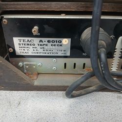 2 Vintage Teac: Stereo Reel to Reel