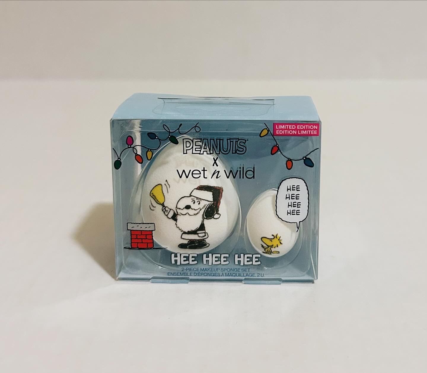 Wet n Wild X Peanuts Hee Hee Hee 2-Piece Makeup Sponge Set