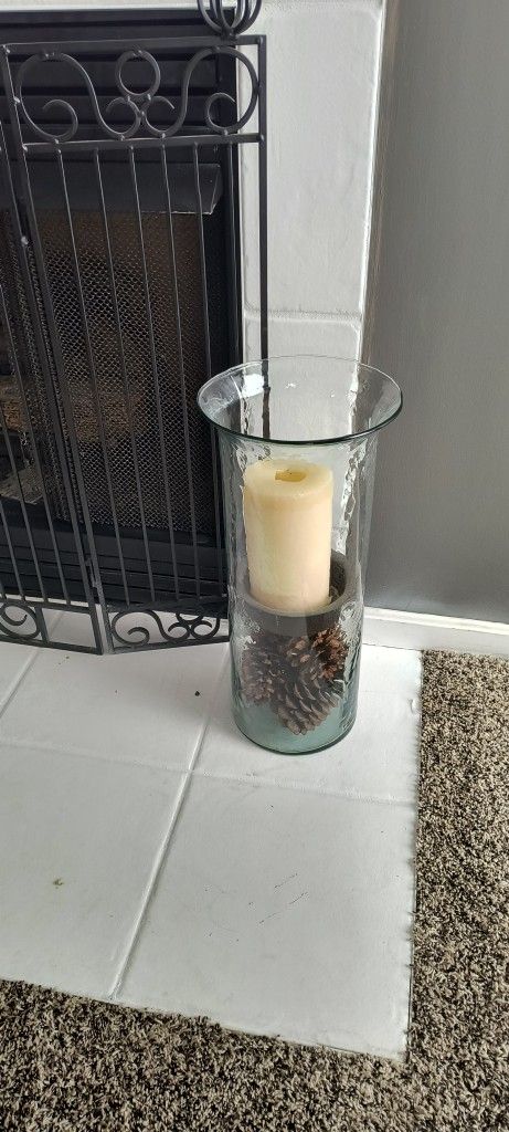 Glass Candle Cylinder