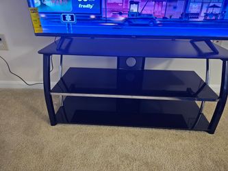 Black TV stand