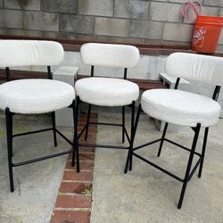 Padded Bar Stools (NEW/NEVER BEEN USED)