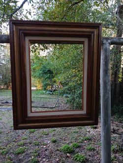 ORIGINAL STAMPED WOODEN FRAME!