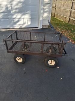 Heavy duty yard cart