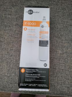 Hot water sink filters