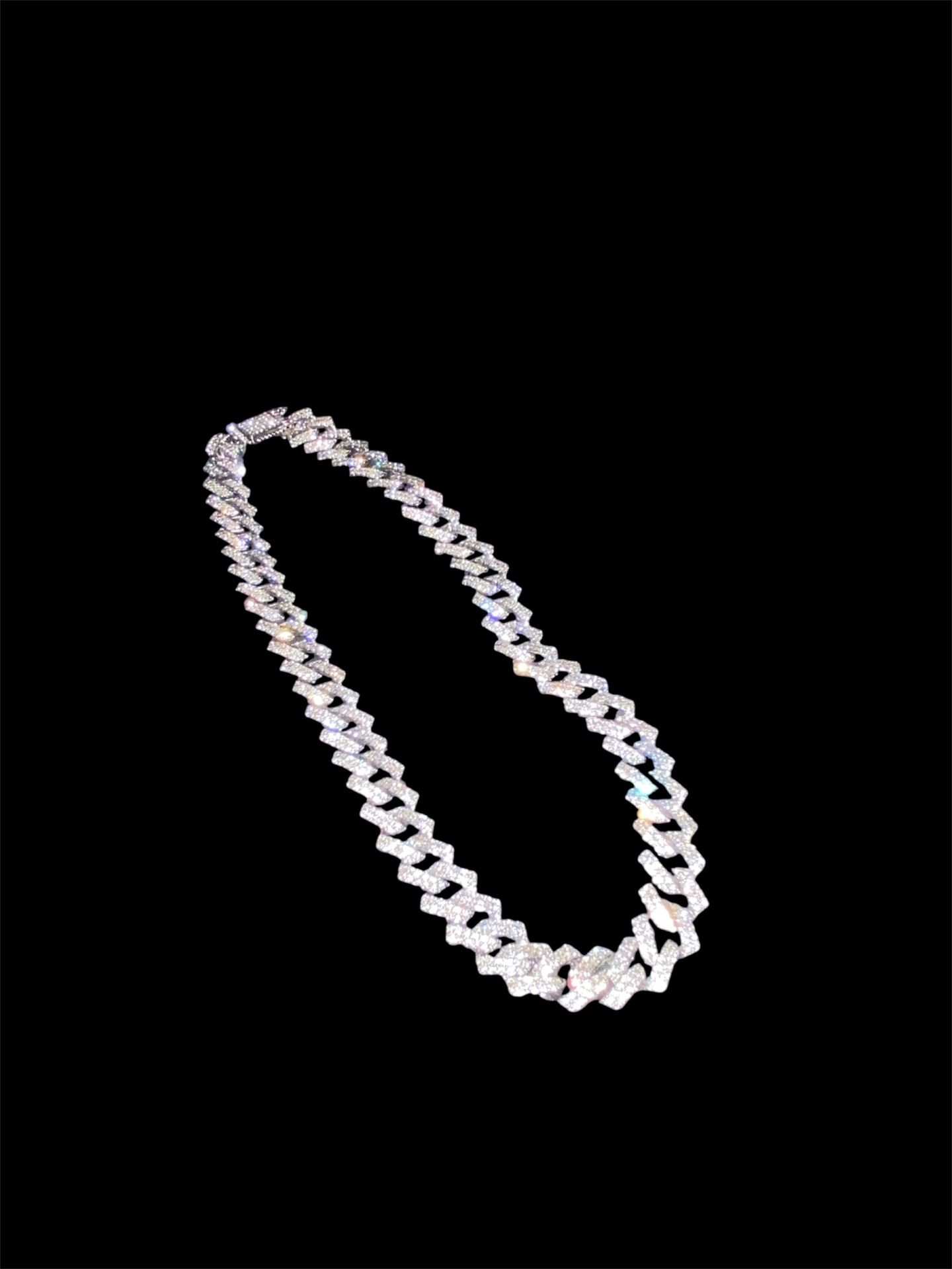 Mens Diamond Cuban Link Chain