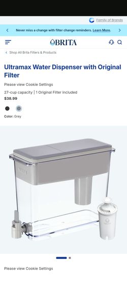 WATER FILTER - Brita UltraMax Dispenser