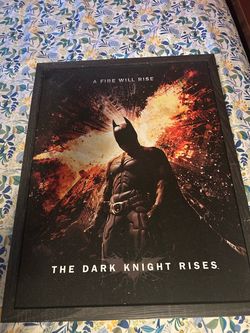 The Dark Knight Rises Framed Movie Poster