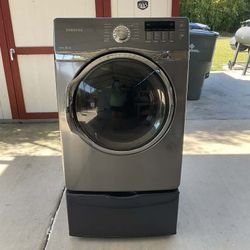 Samsung Electric Dryer With Pedestal Working 