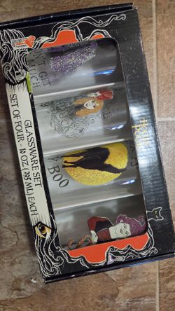 Hocus Pocus Glassware Set of 4 – 16 oz