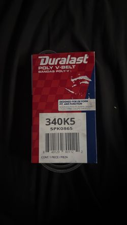 340K5 Poly V Serpentine 2001 Tacoma 4cyl crankshaft/alternator