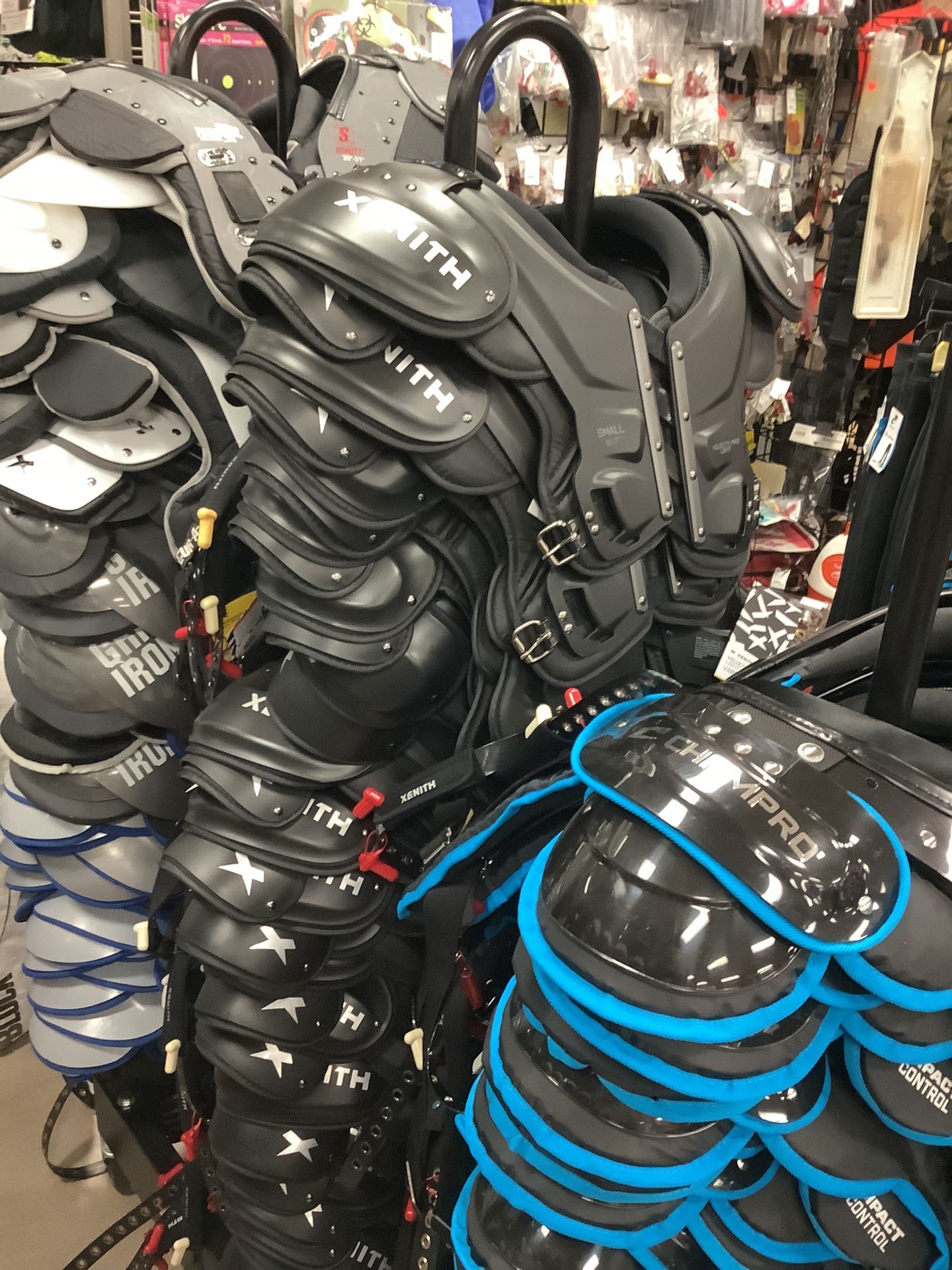 (PRICES VARY)HUGE SELECTION NEW & USED FOOTBALL SHOULDER PADS for Sale