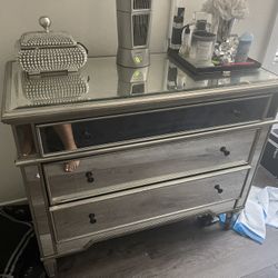 Z Gallerie Mirrored Chest Drawer