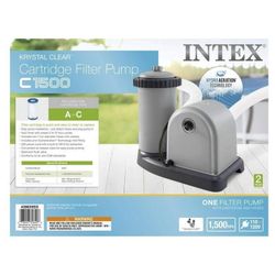 Intex Intex - 28635EG - Krystal Clear Above Ground Filter Pump 1500 gal.