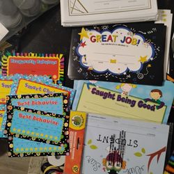 Student Achievement Certificates And Teacher Postcards