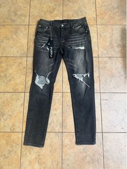 Purple jeans