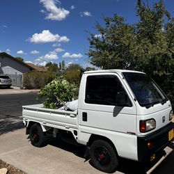 1990 Honda Acty Kei Truck — VTEC 660, 5-Speed Manual, RHD