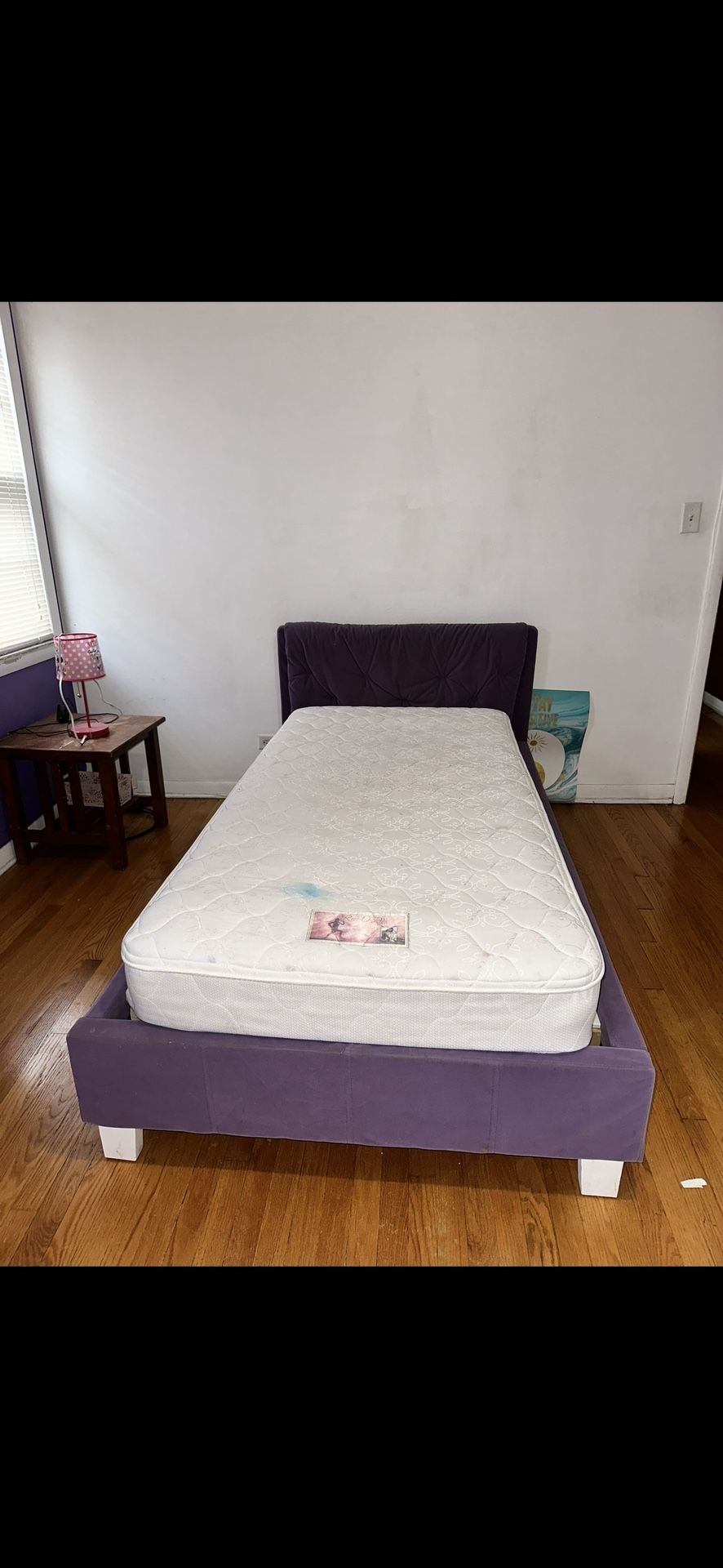 Purple Twin Bed 