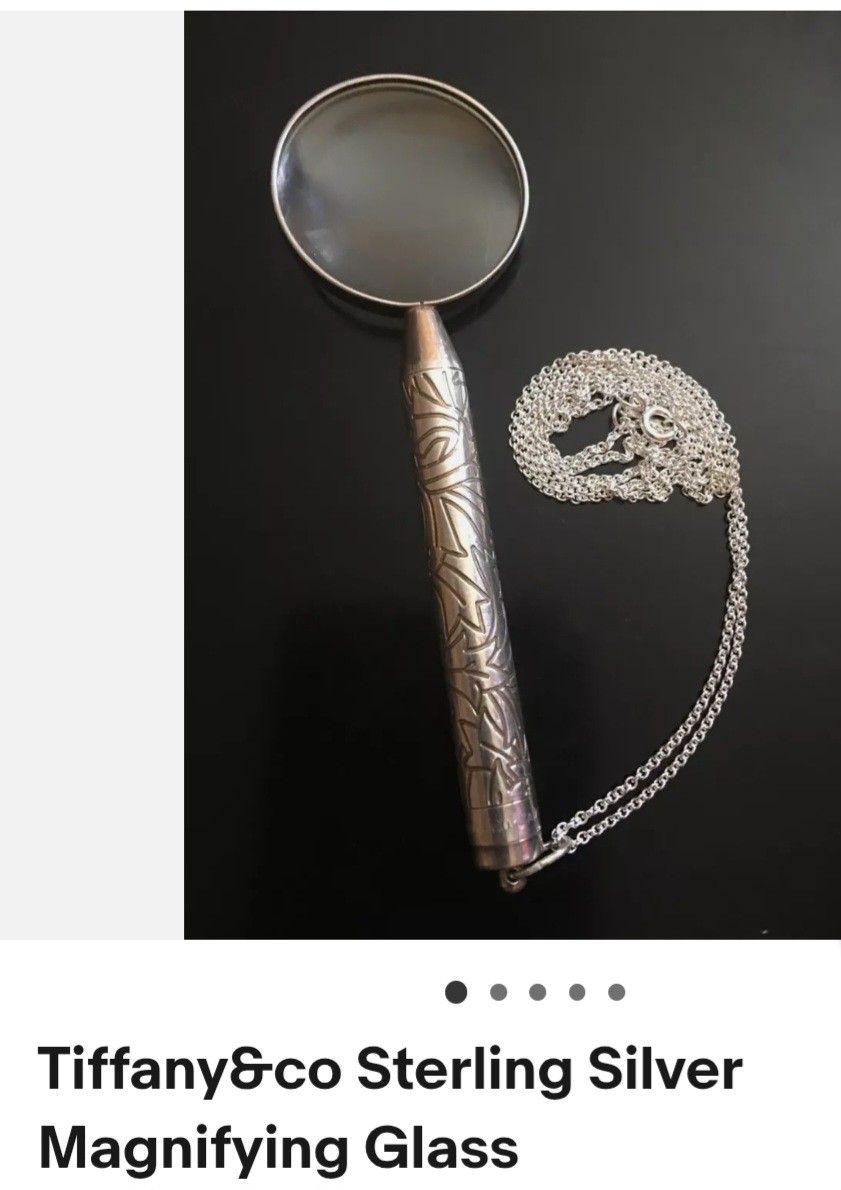 Tiffany Sterling Silver Magnifying Glass