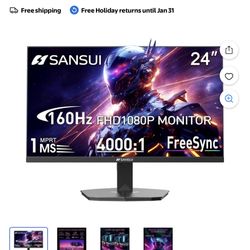 SANSUI 24 Inch Gaming Monitor