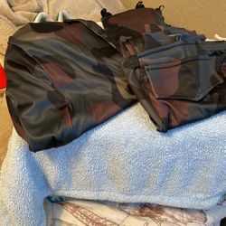 3 Piece Outfit(jacket & Leg Slips)