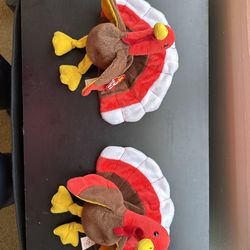 TY Beanie Baby “Gobbles” Turkey Plush – Set of 2 – Thanksgiving Plush Toys