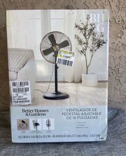Better Homes & Gardens New 3 Speed 16 inch Vintage Metal