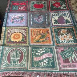 One Of A Kind Garden Throw Blanket
