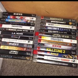 Games are 10$ each Ps3 Games
